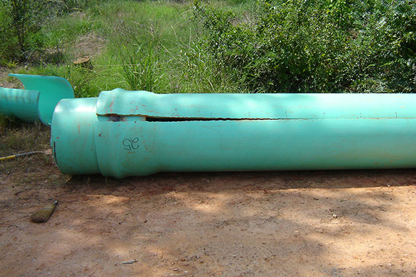 Leak over time due opvc seal