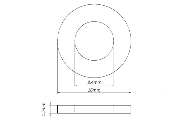 Diameter Thickness