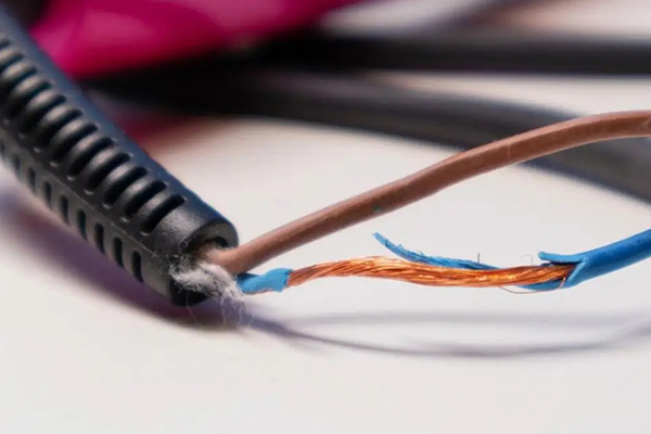 Exposed or frayed wiring