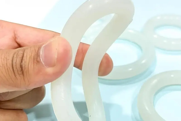 Flexible silicone material