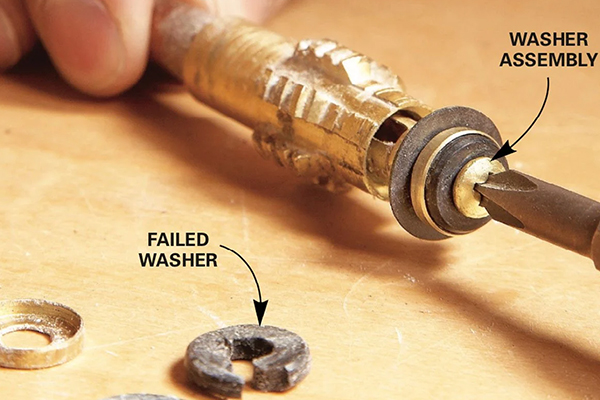 Failed Rubber Washers